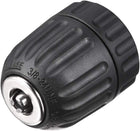 Utenlånsadapter for blikkdrill 3/8" uten nøkkel 0.8-10mm for slagborremaskin trådløs svart