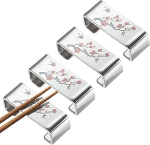 4pcs 304 Stainless Steel Pemegang Tali Piring, Pemegang Tali Piring Ratai Bunga Prunus untuk Meja, Pemegang Peralatan Makan, Tali Piring, Tali Piring, Tali Piring, Tali Piring, Tali Piring, Tali Piring, Tali Piring, Tali Piring, Tali Piring, Tali Pir