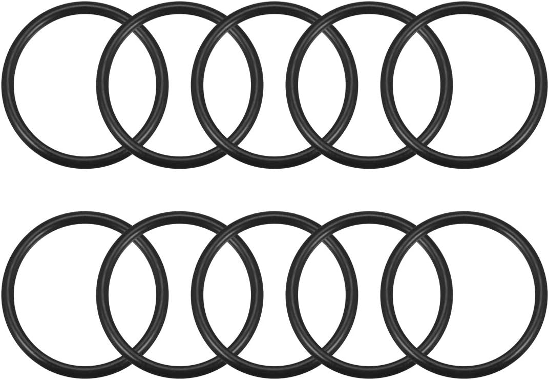 Nitrile Rubber O-Rings 37mm OD 32.2mm ID 2.4mm Width, Metric Sealing Gasket, Pack of 10