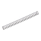Compression Spring,304 Stainless Steel,2mm OD,0.3mm Wire Size,12mm Compressed Length,20mm Free Length,3.9N Load Capacity for Home Projects, Silver Tone, 30pcs