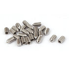 M6x12mm Stainless Steel Cone Point Hexagon Socket Grub Screws 25pcs