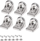 Angle Arbitrary Bracket Set, Corner L Connector for 2020 Series Aluminum Extrusion Profile, 6 Pcs