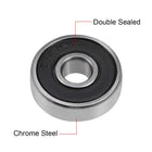 626-2RS Deep Groove Ball Bearing 6x19x6mm Double Sealed Chrome Steel Bearings 1-Pack