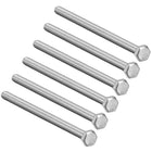 M8x150mm Hex Bolts 304 Stainless Steel Hexagon Screw Bolt 6pcs