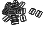 LinkMejor Plastic Adjustable Backpack Bag Belt Glide Buckle 38mm Strap Width 20 Pcs