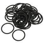 50 Pcs Black Nitrile Rubber O Ring Sealing Gaskets 30mm x 2.5mm