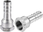 304 Stainless Steel Hose Barb Fitting Coupler, 16mm Barb x G1/2 Female Thread Pipe Adapter
