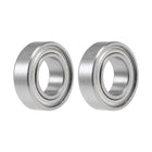 MR137ZZ Deep Groove Ball Bearing 7x13x4mm Double Shielded Chrome Steel Bearings 2-Pack