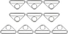 Triangle Boucle Ajustable Triangle D Rings Ajustable Triangle avec Clip à pivot pour Ceinture de Sac