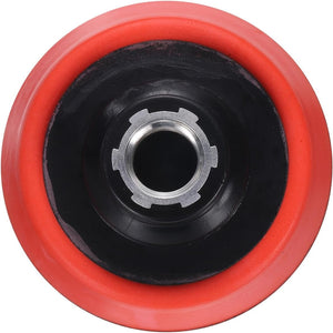 3 Polegadeira de Ganchos e Fita Adesiva de Suporte de Pintura com Rosca 5/8"-11 para Pads de Pintura de Diamante, Afinamento, Polimento, Brilhamento, Preto + Vermelho 1pcs