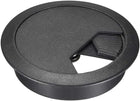 Cable Hole Cover, 2-3/8" Plastic Desk Wire Cord Cable Grommets Hole Cover for Office PC Desk Cable Cord Organizer, 10Pcs Black