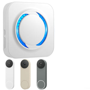 رابط أفضل جرس باب Nest بـ WiFi، 32 نغمة، إضاءة LED، 999+ قابلة للتمديد