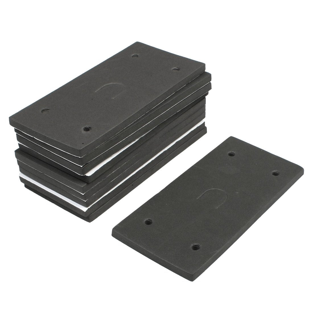 10 Pcs Rectangle Adhesive Foam Replacement Sander Back Mat Fit Rectangular Sander