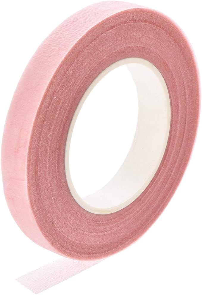 LinkMejor 1 Roll 1/2-inch Wide 30Yard Pink Floral Tape Flower Adhesives Floral Arrangement Kits