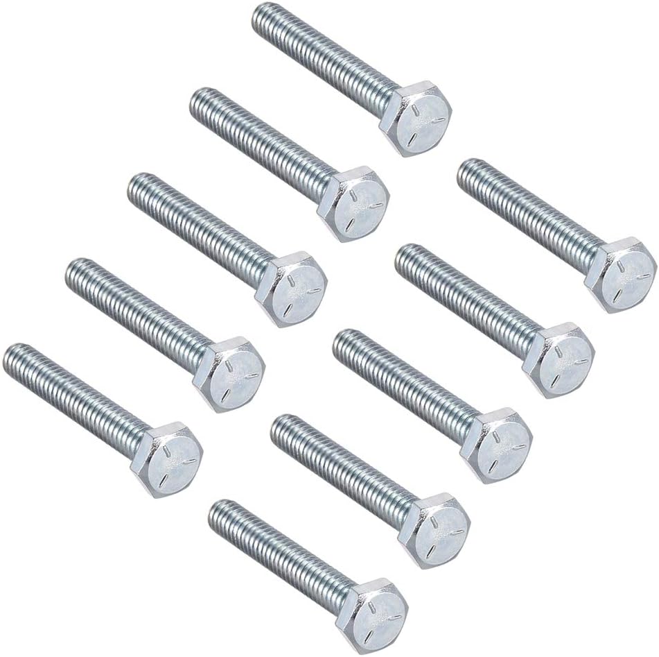 Hex Head Screw Bolts Carbon Steel 1/4"-20x1-3/4" Fastener Grade 5 UNC 10pcs