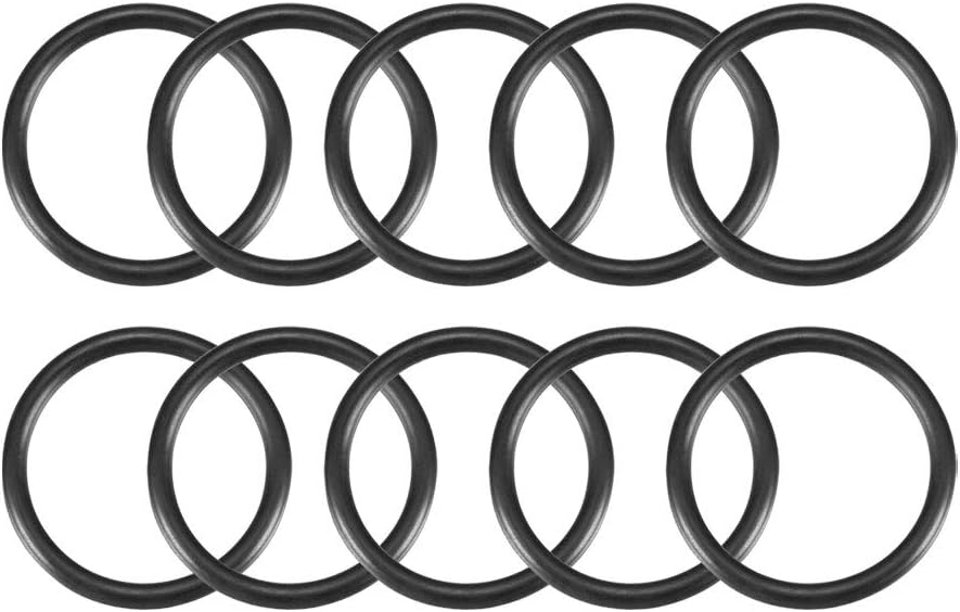Nitrile Rubber O-Rings, 34mm OD 28mm ID 3mm Width, Metric Sealing Gasket, Pack of 10