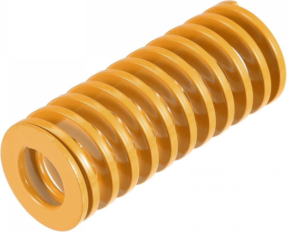 3D Printer Die Spring, 25mm OD 65mm Long Spiral Stamping Light Load Compression Mould Die Springs for 3D Printer Electric Part, Yellow