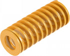 3D Printer Die Spring, 25mm OD 65mm Long Spiral Stamping Light Load Compression Mould Die Springs for 3D Printer Electric Part, Yellow