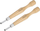 Wood Carving Knife Tools Chisels, 5.2mm 50# Carbon Steel Medium Flat Sculpting Graver for DIY Craft Sculpture Carpenter Beginners Experts, 2pcs