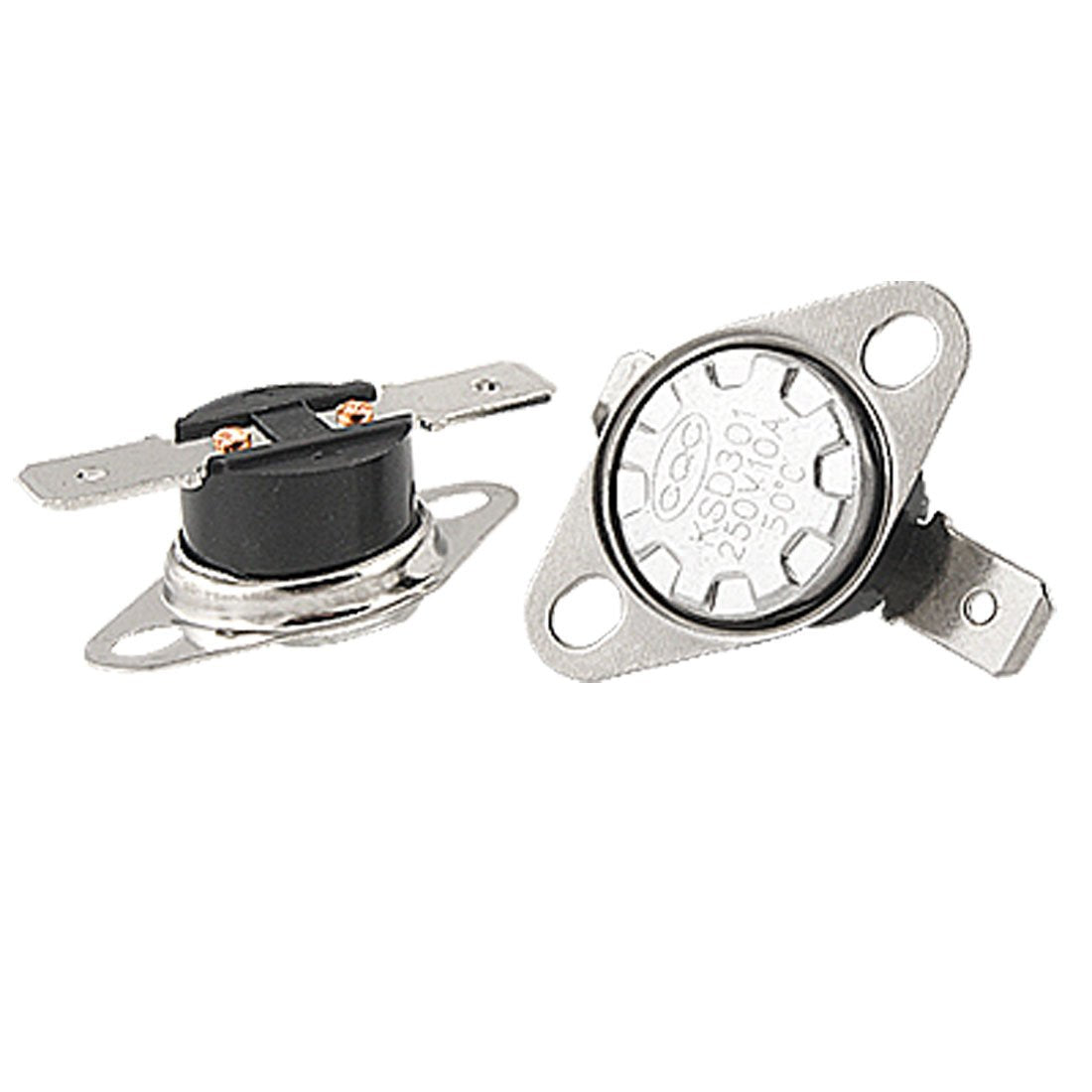 a11100700ux0151 5 Piece KSD301 50C NO Temperature Control Switch Thermostat 2 Terminals
