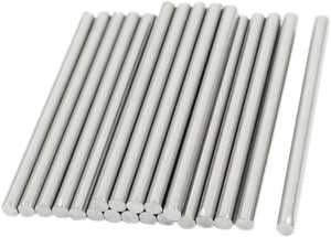 RC Helicopter 50mm x 3mm Stainless Steel Ground Shaft Round Rod 20Pcs