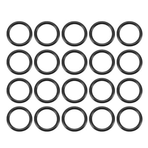 Nitrile Rubber O-Rings, 13mm OD 10mm ID 1.5mm Width, Metric Sealing Gasket, Pack of 20