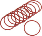 10 Pcs 45mm x 2.5mm Rubber O-Ring Oil Seal Sealing Ring Gaskets Red