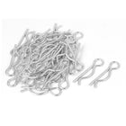 2mm x 40mm R-Clip Spring Locking Cotter Clip Pins Fastener Silver Tone 30 Pcs