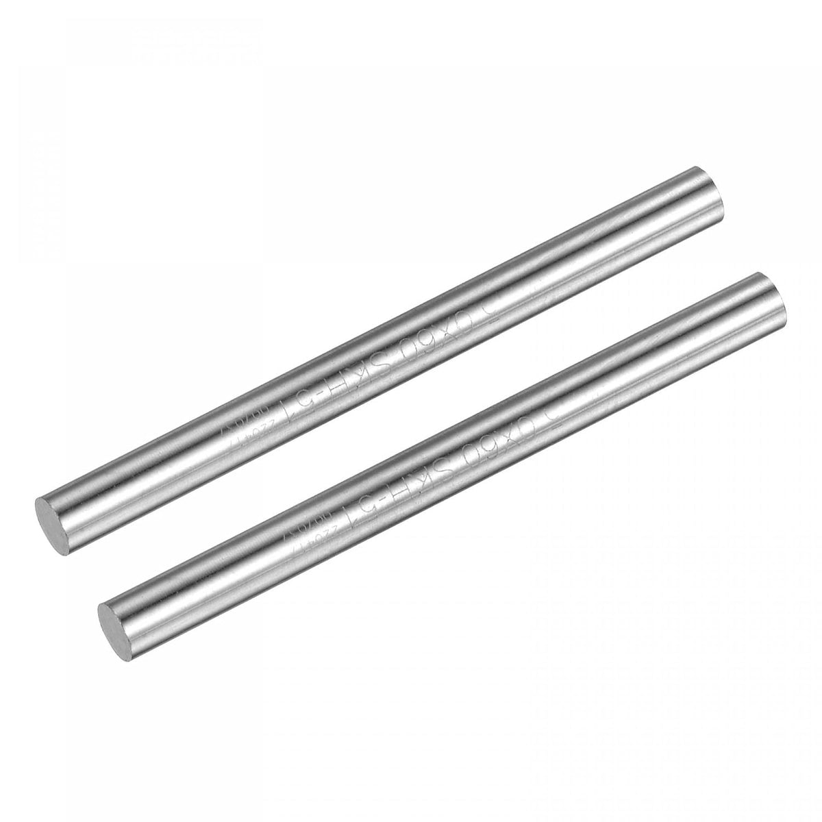 Round Steel Rod, 5mm HSS 63-65 HRC Lathe Bar Stock Tool 60mm Long for Shaft Gear Drill Lathes Boring Machine Turning Miniature Axle 2Pcs