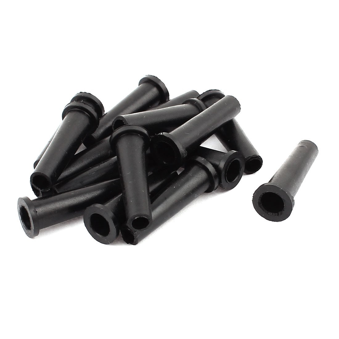 15Pcs 33mm x 6.5mm Strain Relief Cord Boot Protector Cable Sleeve Hose