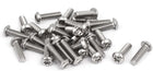 M4x14mm 304 Stainless Steel Button Head Torx Tamper Resistant Screws 30pcs