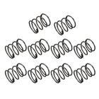 Compression Spring - 1.2mm Wire Dia, 17mm OD, 20mm Free Length Spring Steel Extension Spring,Black,10Pcs