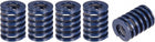 3D Printer Die Spring, 5pcs 18mm OD 25mm Long Spiral Stamping Light Load Compression Mould Die Springs for 3D Printer Electric Part, Blue