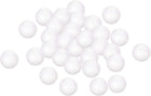 LinkMejor 75Pcs 1.5" White Polystyrene Foam Balls Smooth Round Solid Ball for Crafts, Art, DIY, Household, Party Decorations