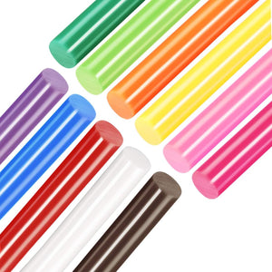 22pcs Hot Glue Sticks for Glue Gun 7/16-inch x 10-inch Mini Hot Melt Adhesive Glue Stick Colorful