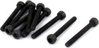 M2.5x20mm 12.9 Alloy Steel Hex Socket Head Cap Screw Bolt Black 10pcs