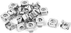 M8 x 1.25mm Pitch 304 Stainless Steel Cage Nuts 20 Pcs for Computer Case