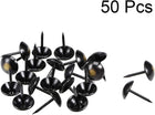 Upholstery Nails Tacks 11mm Head Dia 17mm Length Retro Round Thumb Push Pins for Furniture Sofa Headboards, 50 Pcs