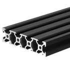 V Slot 2080 Aluminum Extrusion Profile European Standard 300mm x 80mm Anodized Black Linear Rail Extrusion Frame for 3D Printer, CNC, DIY