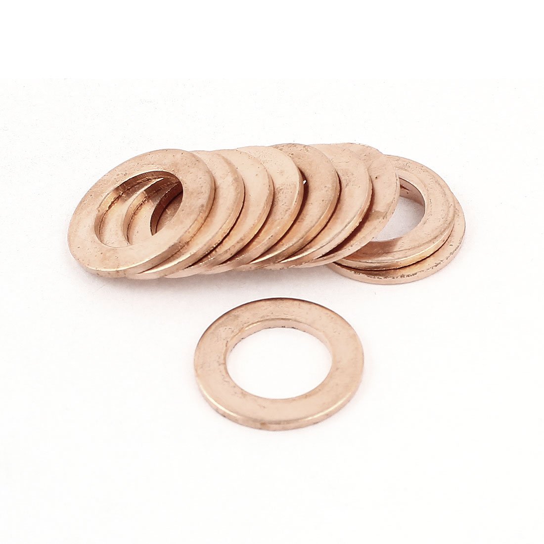 10Pcs 12mmx20mmx1.5mm Copper Flat Washer Gasket Seal Fitting Fasteners