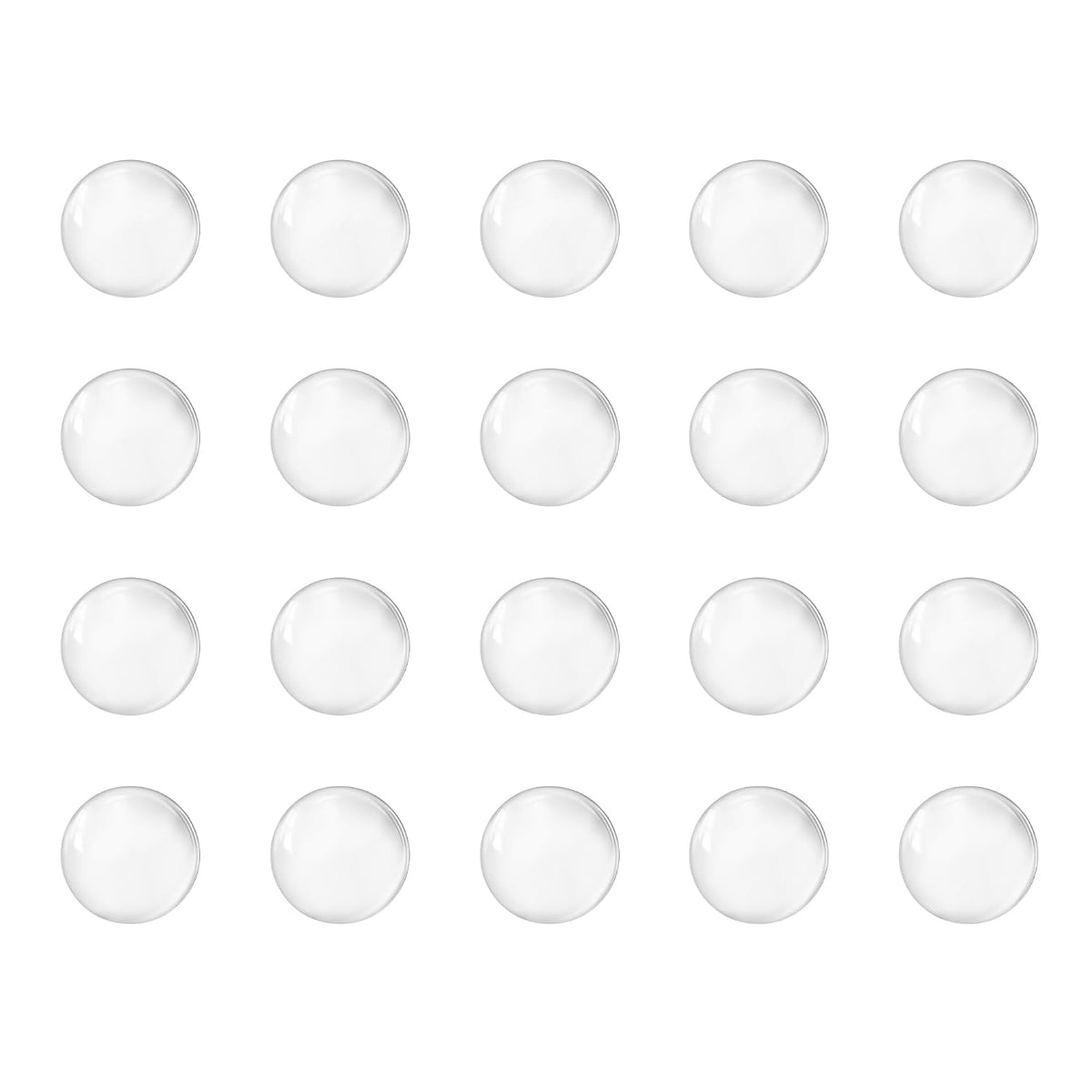7mm Solid Round Clear Glass Ball Boiling Stones Soda Lime Glass Beads 100pcs