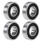 698-2RS Deep Groove Ball Bearing 8x19x6mm Double Sealed Chrome Steel Bearings 4-Pack