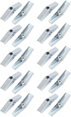 M5 Dia Female Thread Spring Loaded Hollow Wall Anchor Toggle Wing Nut 20pcs
