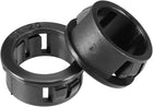 40pcs 20mm Mounted Dia Cable Hose Snap Bushing Grommet Protector Black