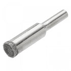 Diamond Grinding Mounted Point, 10mm 100 Coarse Grits Spherical Concave Head Bead Fine Grinding Bit for Jade Amber Stone Beeswax Glass