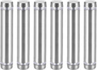 1/2 Dia x 2-1/2"(12x64mm) Double Head Standoff Screws Acrylic Glass Nails 6pcs