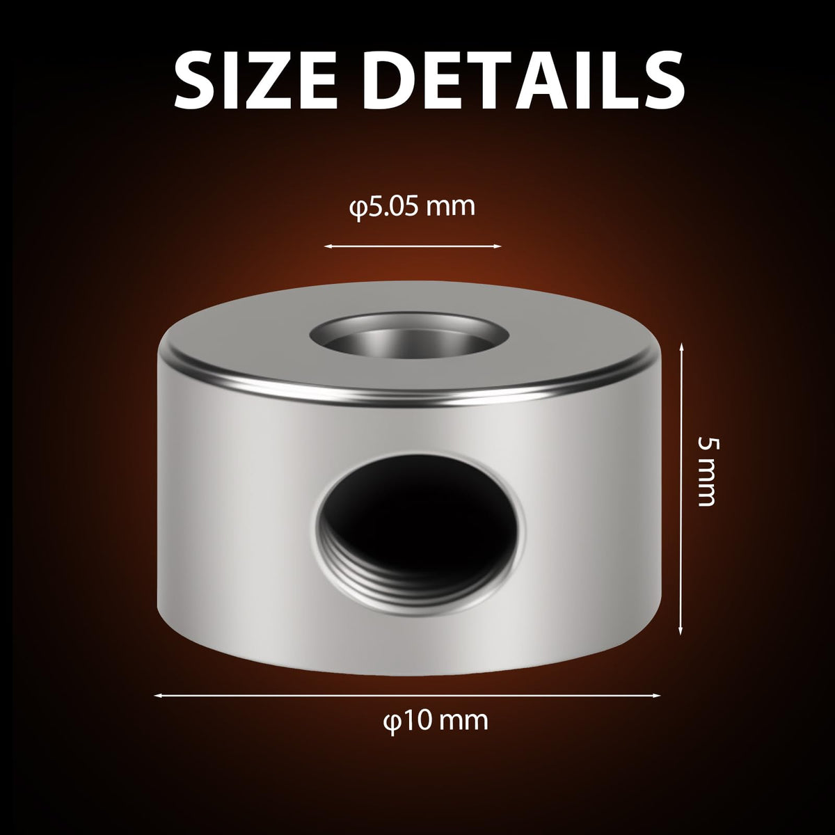 12 stk Set Skruetrær 5.05mm Bore Akseltrær Skruestil