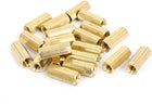 M4x15mm Brass Hex Hexagonal Female Thread PCB Standoff Spacer 20pcs