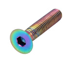 M6x30mm Colorful Titanium Hexagon Socket Countersunk Head Bolts Screws