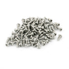 100 Pcs M2.5 x 6mm Stainless Steel Phillips Drive Self Tapping Screws Bolts
